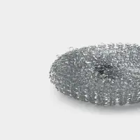 Губки для посуды Доляна, 3 шт., металлическая, 9&times;9&times;2 см