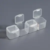 Органайзер для хранения мелочей, 4 ячейки, 10×2×2 см, МИКС