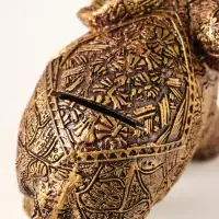 Копилка полистоун "Слон ажурный" 20х17 см