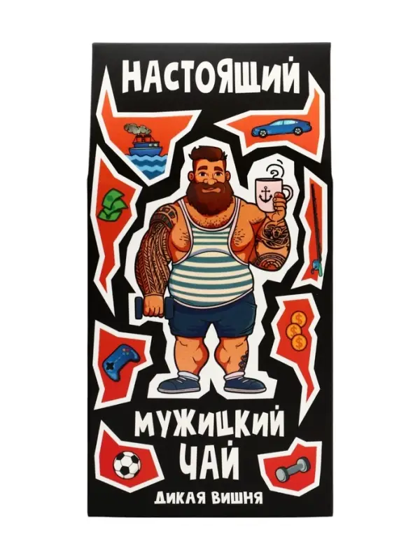 Чай черный &laquo;Настоящий мужицкий чай&raquo;, 50 г