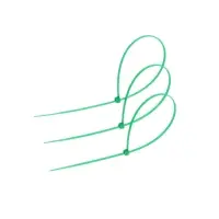 Хомут нейлоновый для стяжки, ТУНДРА, 3.6×250 мм, зеленый, 25 шт.