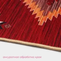 Набор ковриков для ванной и туалета Доляна &laquo;Мира&raquo;, 2 шт., 50&times;80 см, 50&times;40 см