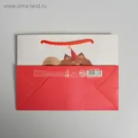 Пакет подарочный, упаковка, «Лучший подарочек», 14,5 х 19,5 х 8,5 см