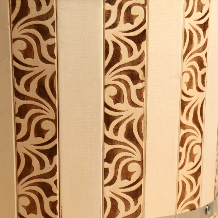 Запарник из липы, 18 л,  пластиковая вставка, ручка-веревка (Рисунок  1) Запарник из липы, 18 л,  пластиковая вставка, ручка-веревка (Рисунок  1)