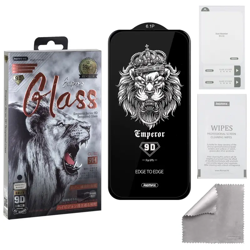 Защитное стекло для iPhone 14 Pro 9D Emperor Series GL-32 REMAX
