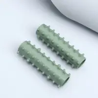 Массажёр с шипами, универсальный, 2 части, 9.5&times;3 см, зелёный