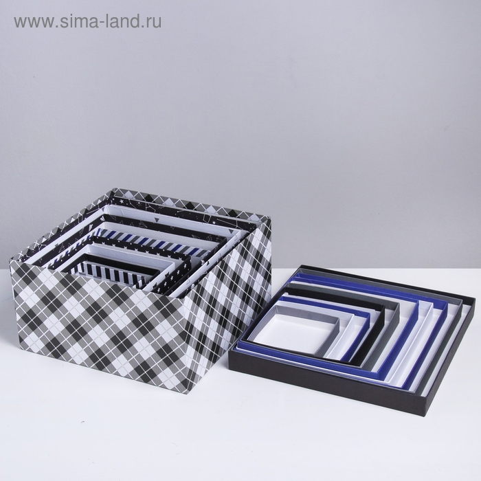 Набор коробок 10 в 1, упаковка подарочная, «Универсальный», 10.2 х 10.2 х 6–28.2 х 28.2 х 15 см