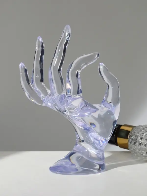 Подставка для украшений &laquo;QF. Рука&raquo;, 10.5&times;8&times;16 см, прозрачная