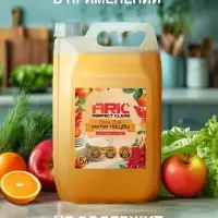 Средство для мытья посуды ARIC &laquo;Имбирный цитрус&raquo;, гель, безопасный состав, 5 л