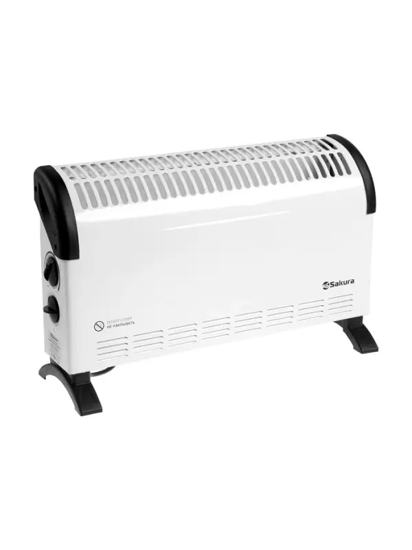 Конвектор электрический Sakura SA-0653W, 1800 Вт, до 18 м², напольный, механический термостат Конвектор электрический Sakura SA-0653W, 1800 Вт, до 18 м², напольный, механический термостат