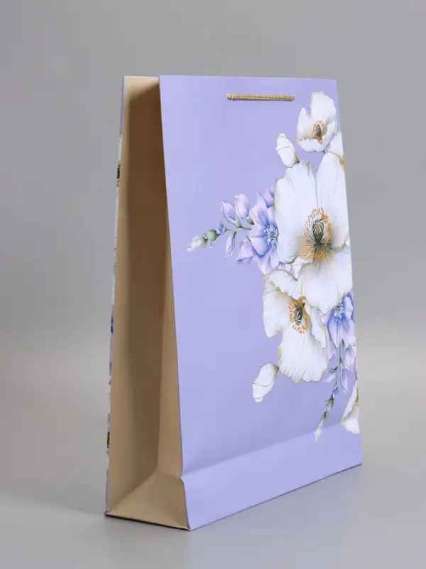 Пакет подарочный "Счастье", ламинированный, 33 х 42,5 х 10 см