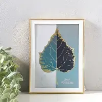 Фоторамка пластик 13х18 см "Современная классика" золото и белый 19х13,8х1,5 см