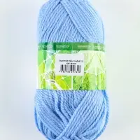 Пряжа &laquo;Бюджетная Макси&raquo; 40% шерсть, акрил 60%. 140 м/150 г (015 голубой)
