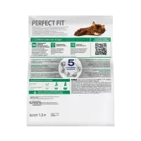 Сухой корм Perfect Fit для стерилизованных кошек, курица, 1.2 кг