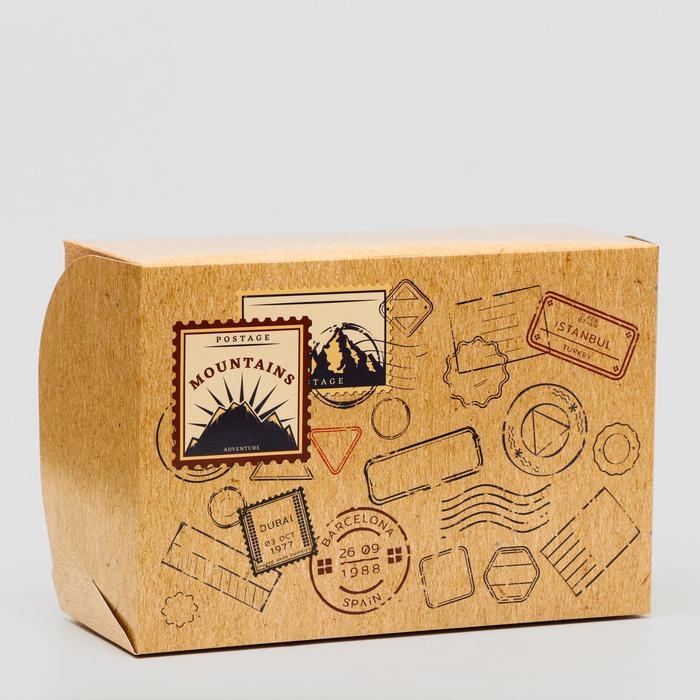 Коробка складная, двухсторонняя  Коробка складная, двухсторонняя " Post office " 25 х 15 х 10 см