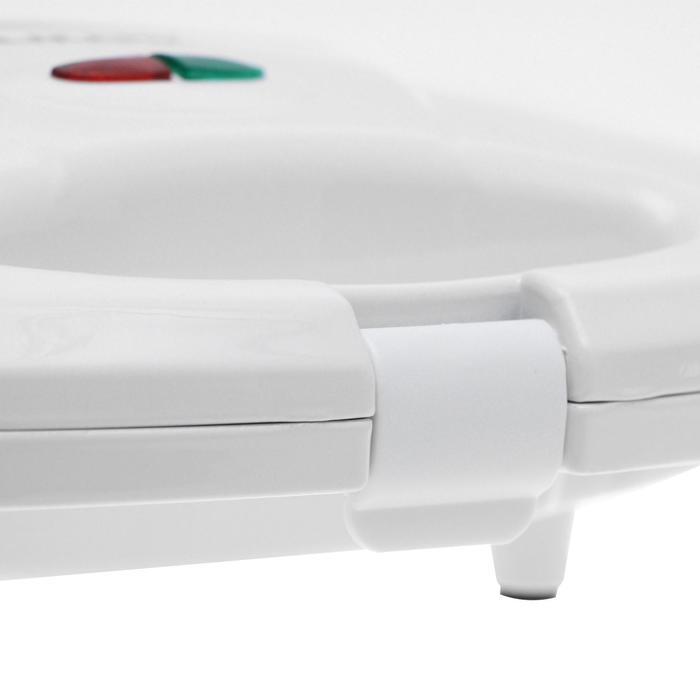 Электровафельница WILLMARK WM-275, 750 Вт, венские вафли, антипригарное покрытие, белая