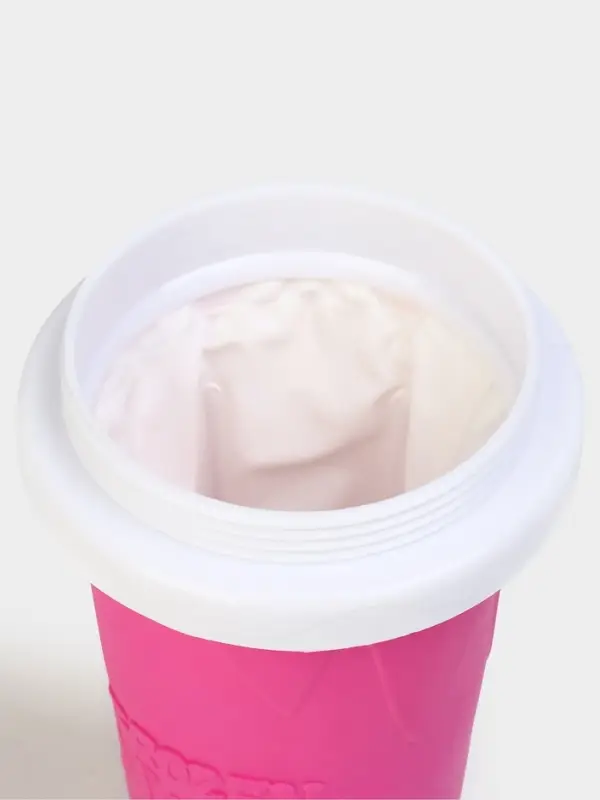 Стакан для мороженого, слаш стакан Доляна &laquo;Мэджик&raquo;, 21&times;11&times;11 см, силикон, розовый