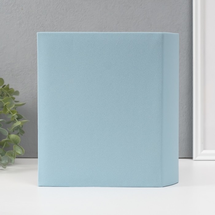 Фотоальбом на 200 фото 10х15 см кожзам Фотоальбом на 200 фото 10х15 см кожзам "Мишка малыш" голубой 5,5х18,6х22,6 см