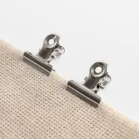 Зажимы для кроя, 2.1 см, 10 шт., цвет серебряный