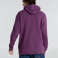 Толстовка с капюшоном унисекс Hoodie, фиолетовый меланж, размер XL