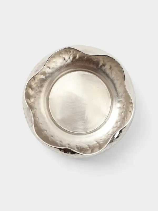 Салатник с волнистыми краями, 20&times;20&times;7.5 см, алюминий