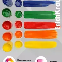 Гуашь 24 цвета по 20 мл, ErichKrause Jolly Friends, в картонной коробке
