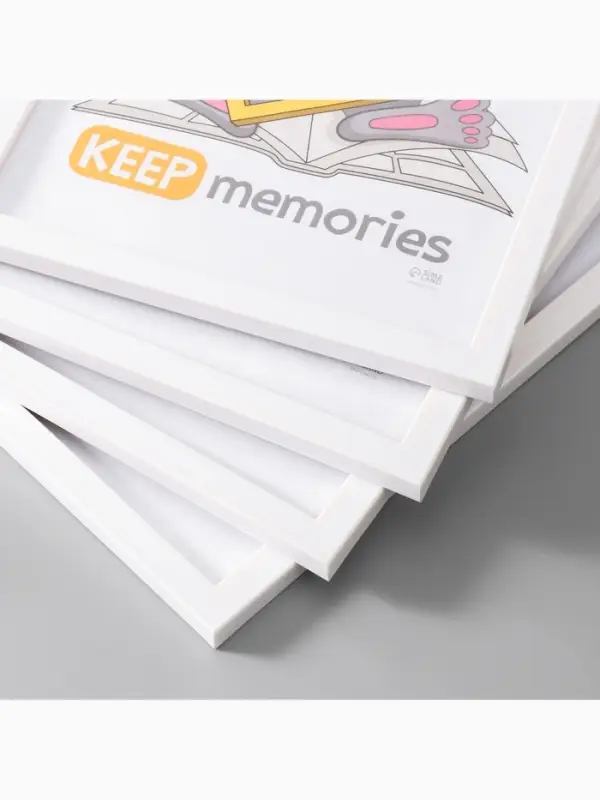 Набор фоторамок для фото 21&times;30 см Keep memories &laquo;Формат&raquo;, 4 шт., белый, (пластиковый экран)