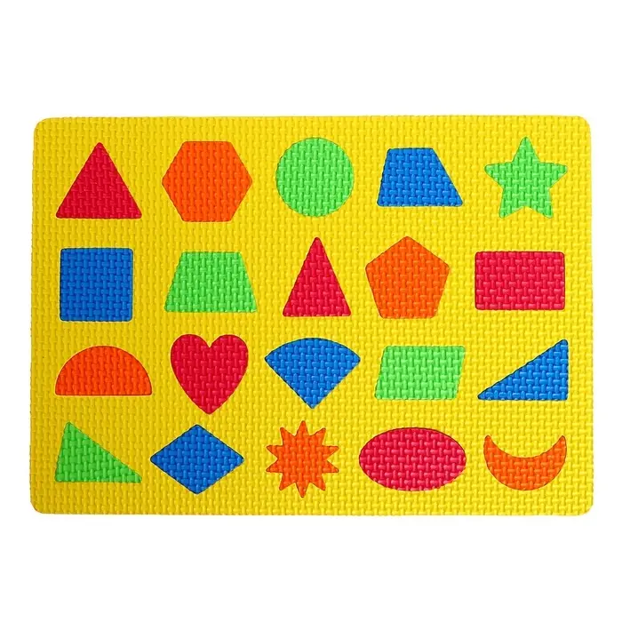 Коврик-пазл &laquo;Умные фигуры&raquo;, цвета МИКС