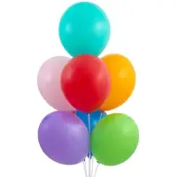 Воздушные шары латексные 14", пастель, 50 шт., МИКС