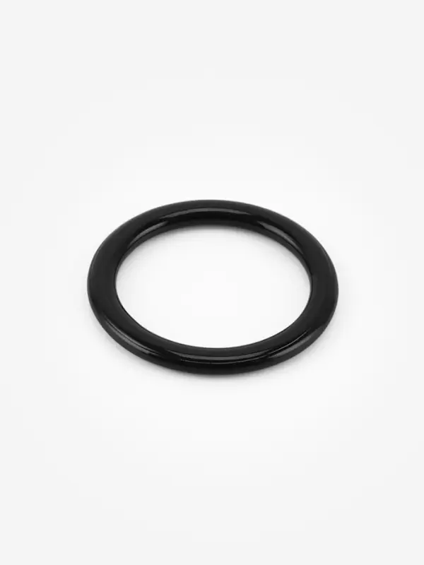 Кольцо для бретелей, металлическое, 10 мм, 20 шт., чёрное Кольцо для бретелей, металлическое, 10 мм, 20 шт., чёрное