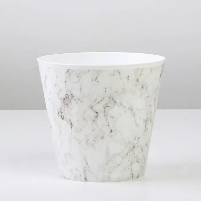 Кашпо для цветов «Мрамор», 0,8 л Кашпо для цветов «Мрамор», 0,8 л