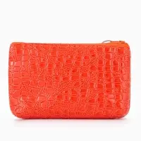 Кошелёк-монетница на молнии, 11.5&times;3&times;9 см, с текстурой, МИКС