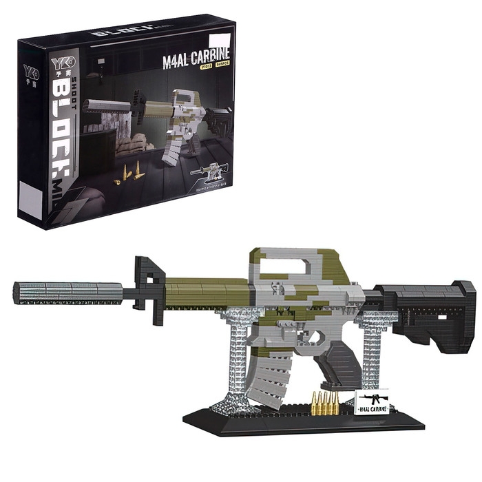 Конструктор-Мини «Оружие. М4А1», 945 деталей Конструктор-Мини «Оружие. М4А1», 945 деталей