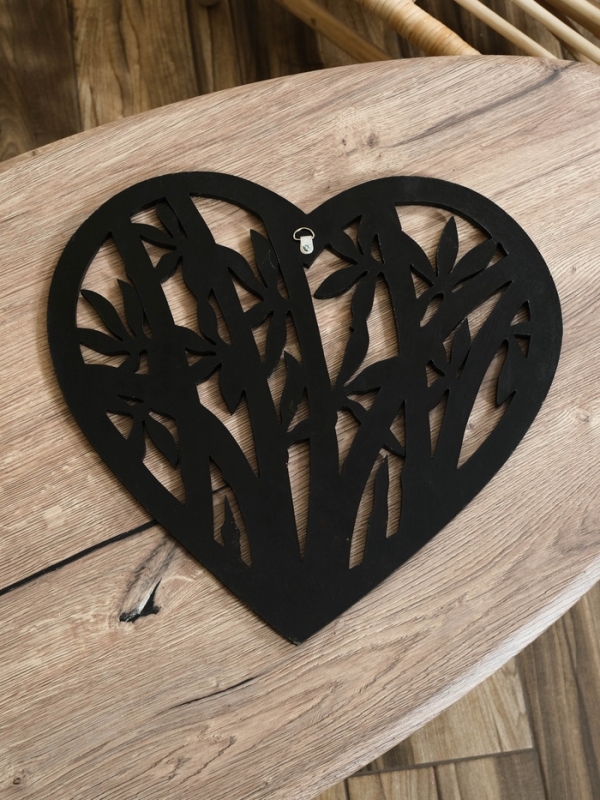 Панно резное МДФ  Панно резное МДФ "Сердце", 40х40х0,6 см
