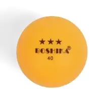Мяч для настольного тенниса BOSHIKA 3***, PP, цвет оранжевый