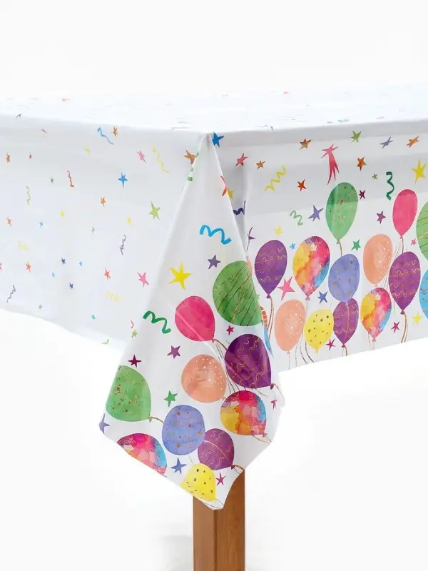 Скатерть одноразовая, Воздушные шары, 120*180 см, 1 шт.