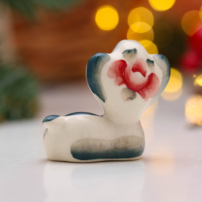 Сувенир Сувенир "Маруся" 5х5,5см, гжель, цвет