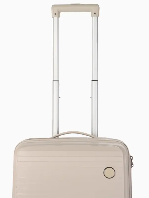 Чемодан на колёсах, 20", кодовый замок, 36&times;20&times;54 см, светло-бежевый