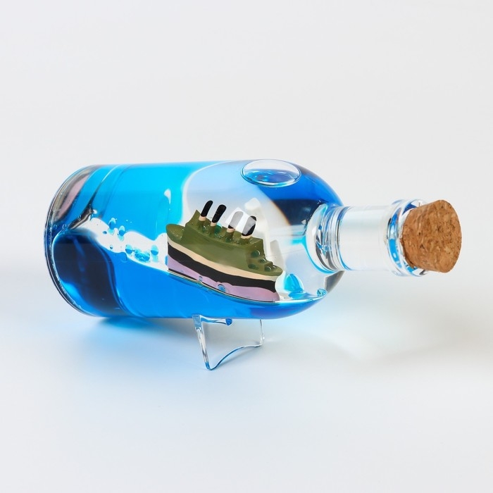 Гелевые часы Гелевые часы "Корабль", антистресс, d-6 см