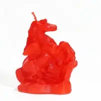 Свеча декоративная &laquo;Лошадка-Пегас&raquo; 3.5&times;6.5&times;8 см, красный