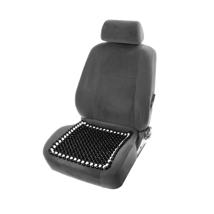 Накидка массажер TORSO на сиденье 42&times;42 см, дерево, черный с белым