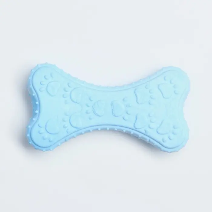 Плавающая игрушка для собак Пижон Premium &laquo;Лапки&raquo;, 10.5&times;5.5&times;2 см, вспененный TPR, голубая