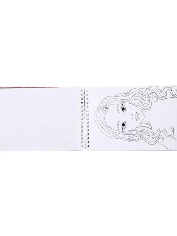 Книга с наклейками и трафаретами &laquo;Альбом визажиста&raquo;