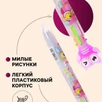 Ручка шариковая &laquo;Совы&raquo;, автоматическая, 6-цветная, корпус с рисунком