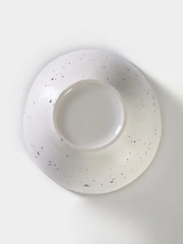 Салатник Хорекс Punto bianca, 600 мл, d=15 см, фарфор, белый