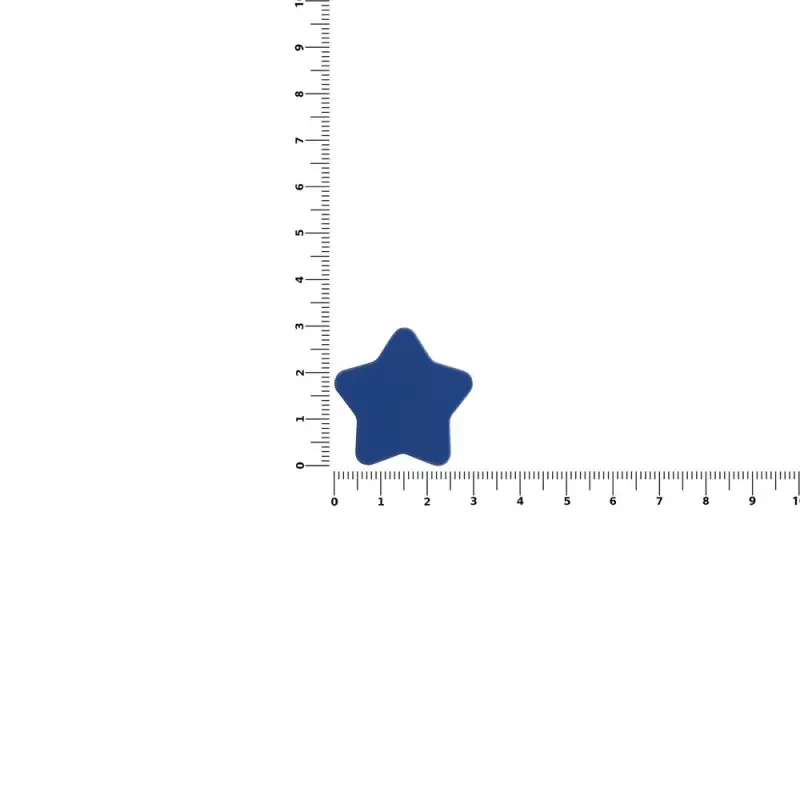 Джибитс из ПВХ &laquo;Звезда&raquo;, синий