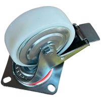 Колесо для тележки поворот полипропилен SRCnb 42 100мм с тормоз (F) 1047574