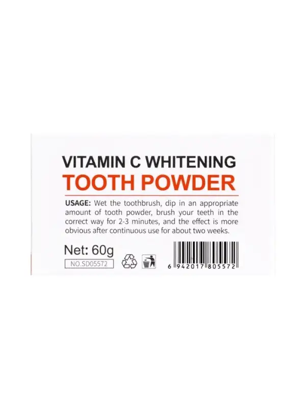 Зубной порошок Sadoer с ароматом апельсина, 60 г