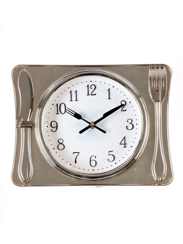 Часы настенные интерьерные, для кухни Часы настенные интерьерные, для кухни "Приятного аппетита", 30.8 х 23.3 см, d-21 см