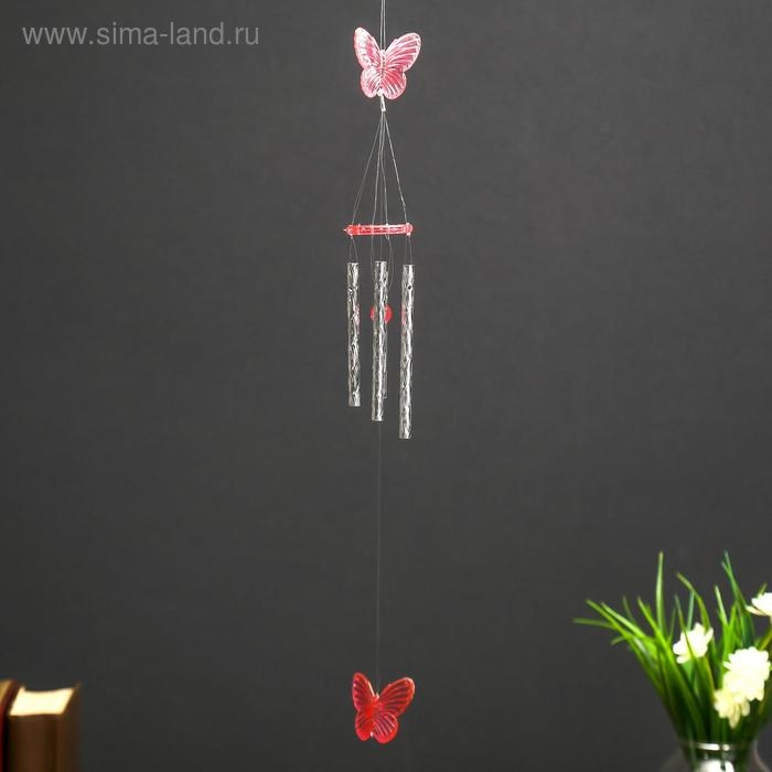 Музыка ветра пластик Музыка ветра пластик "Бабочка" 4 трубки 40 см